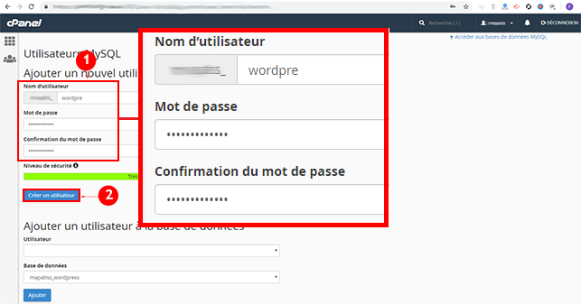 installer WordPress sur cPanel