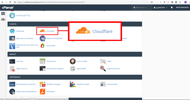installer Cloudflare