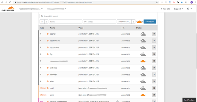 installer Cloudflare