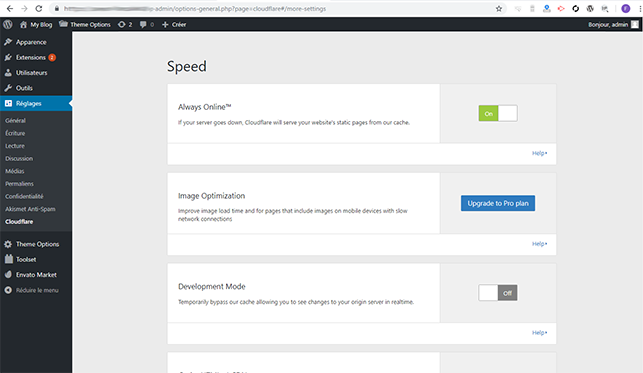installer Cloudflare
