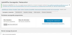 Plugin WP UpdraftPlus
