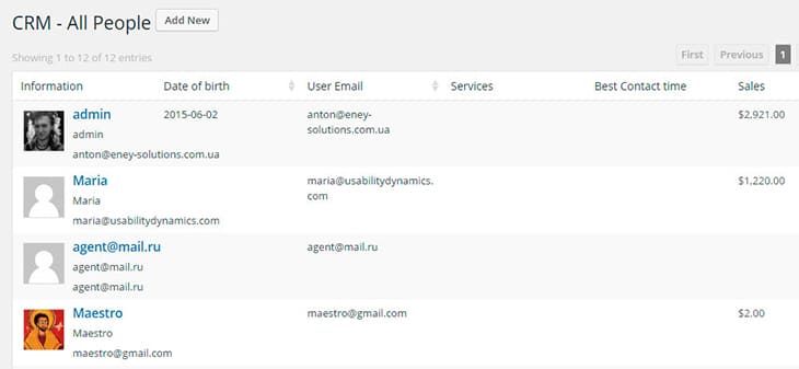plugin CRM WordPress