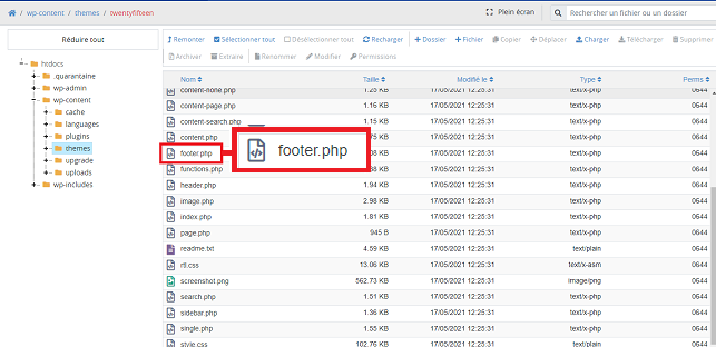 installer un thème enfant WordPress