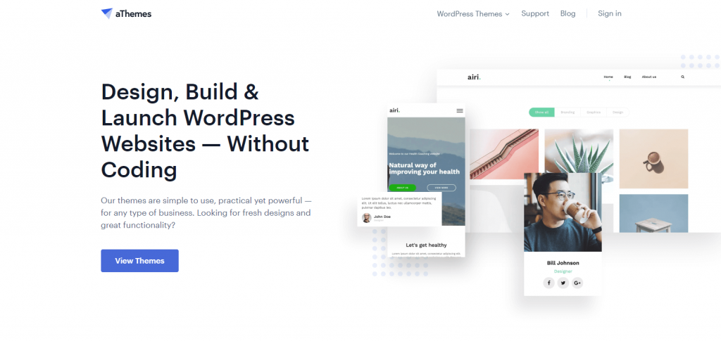 exemples de sites WordPress