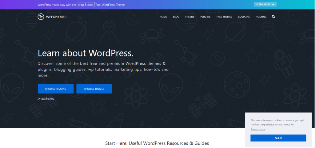 exemples de sites WordPress