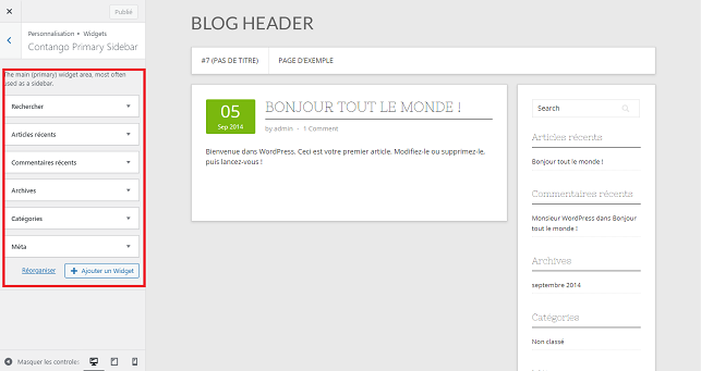 Widgets WordPress
