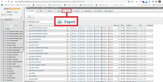 migrer un site WordPress