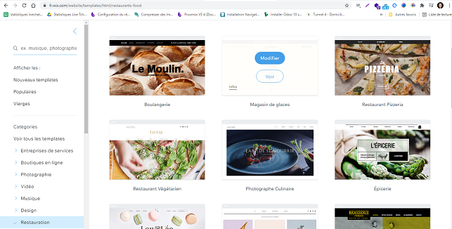 sites web Wix