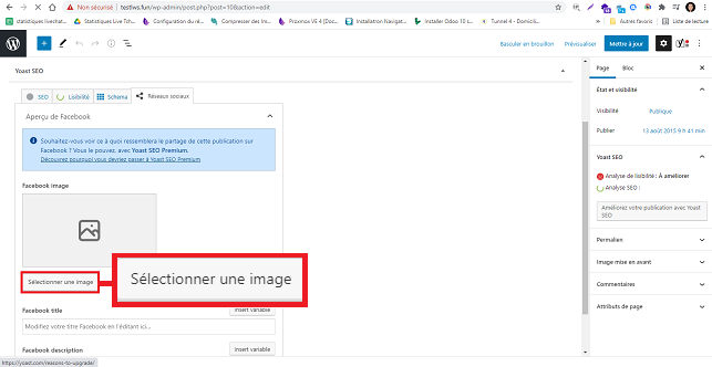 réparer les images WordPress