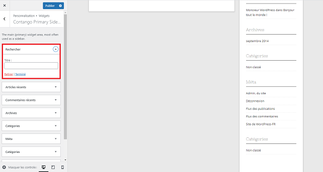 Widgets WordPress