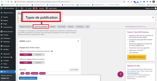 méta-description dans WordPress