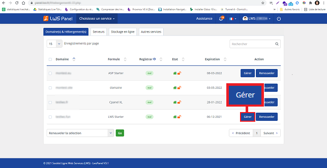 installer WordPress en 1 clic